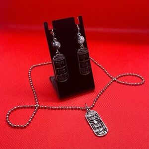Tears Of Mine Enemies Earring & Necklace Set